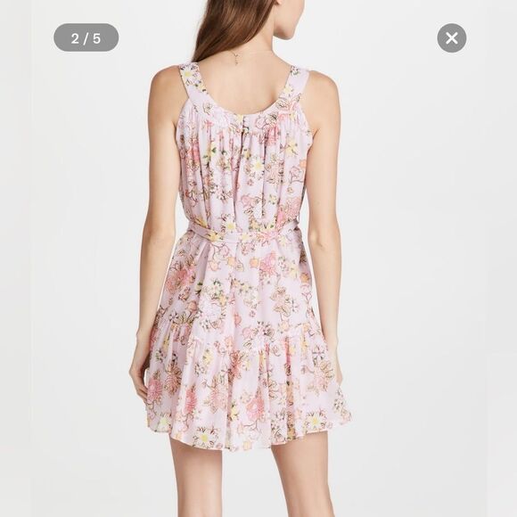 7 - NWT 465.00 Saloni Robyn Dress Size 10 - Picture 4 of 6